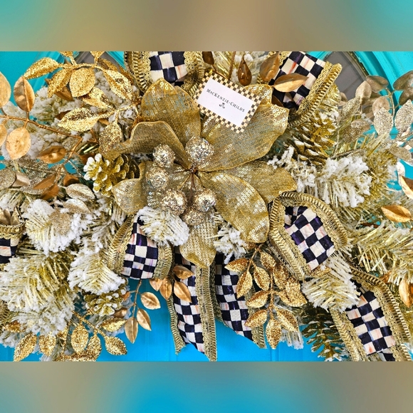 Mackenzie Childs Glam Up Hoop Wreath - Picture 2 of 10
